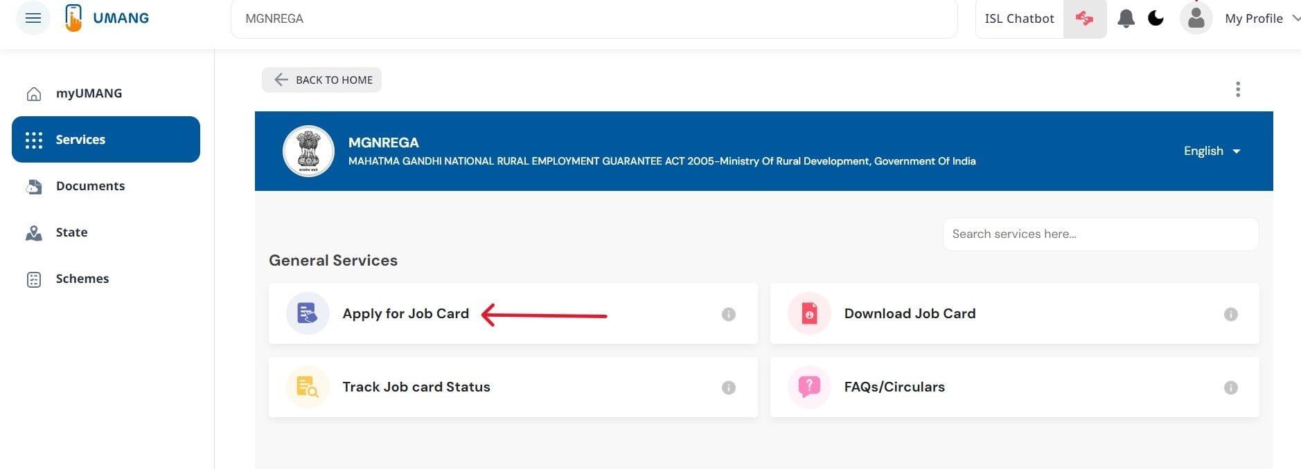 NREGA Job Card Application